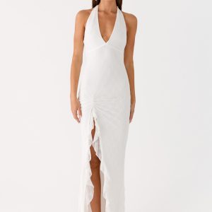 Charmed By You Maxi Dress - White