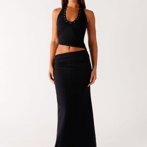 Chella Maxi Dress - Black