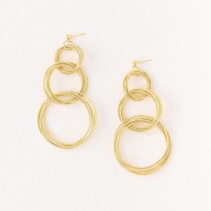 Circuit Earrings - Gold