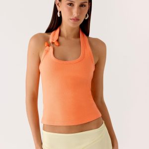 Cladena Top - Apricot