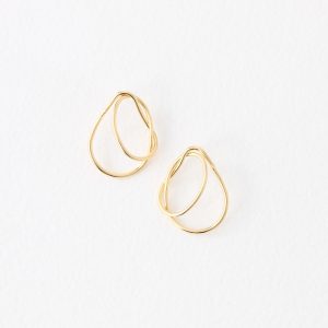 Cloudform Earrings - Gold