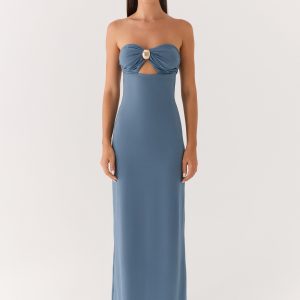 Coast Is Clear Maxi Dress - Coastal Blue