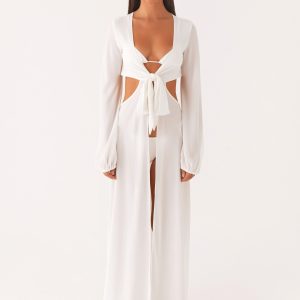 Coastal Maxi Dress - White