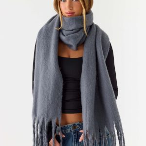 Cocoa Crush Scarf - Grey
