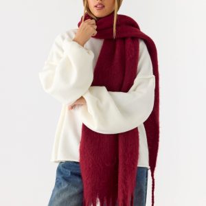 Cocoa Crush Scarf - Red