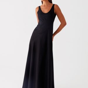 Cosma Maxi Dress - Black