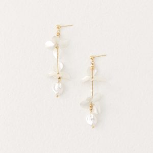 Costa Aura Earrings - Pearl