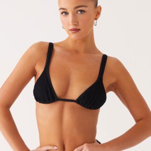 Croatia Bikini Top - Black