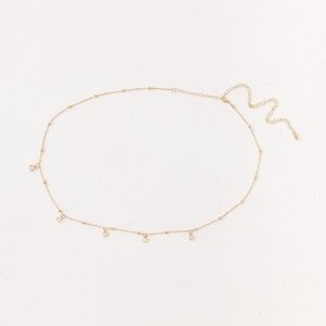 Crystal Haze Belly Chain - Gold