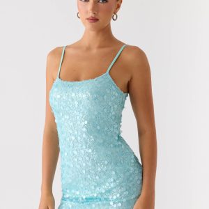 Danali Mini Dress - Blue