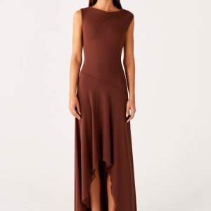 Danika Maxi Dress - Chocolate
