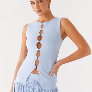 Dawn Drift Top - Blue