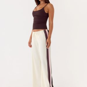 Deacon Low Rise Pants - Bloom Stripe