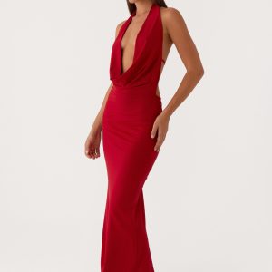 Dedicated Maxi Dress - Red