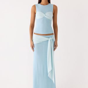 Delani Maxi Skirt - Blue