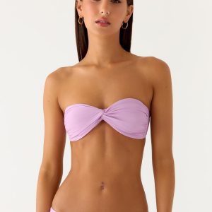 Delta Bandeau Bikini Top - Lavender