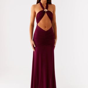 Deltina Maxi Dress - Boysenberry