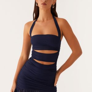 Devyn Mini Dress - Navy