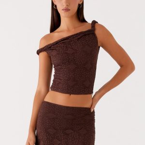 Diamond Sky Top - Chocolate