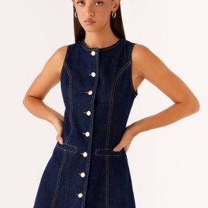 Dolton Mini Dress - Indigo