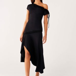 Downtown Midi Dress - Black