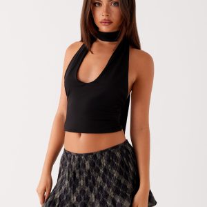 Dreamscape Mini Skirt - Check