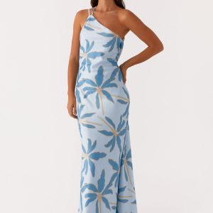 Drifting Apart Maxi Dress - Opulent Blue