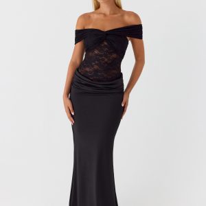 Either Way Maxi Dress - Black