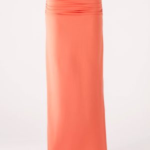 Elisabetta Maxi Skirt - Coral