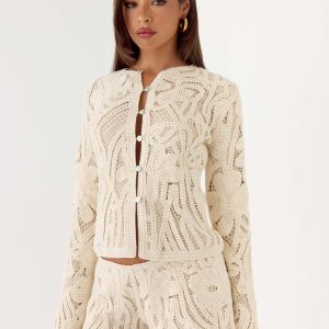 Ellington Long Sleeve Top - Ivory