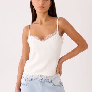 Ellora Cami Top - Ivory