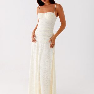 Elsa Maxi Dress - Ivory