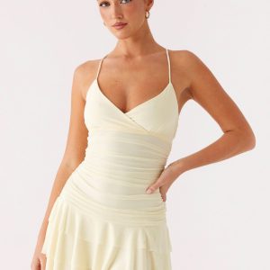 Emily Mini Dress - Yellow