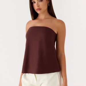 Emmerson Top - Chocolate Drizzle