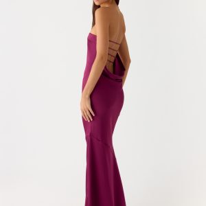 Endless Nights Maxi Dress - Plum
