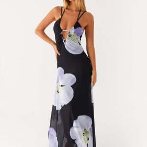 Enrika Maxi Dress - Flower Print