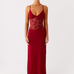 Envy Maxi Dress - Maroon