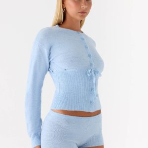 Evianna Cardigan - Blue