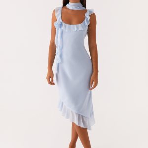 Fariday Midi Dress - Blue