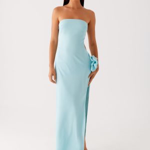 Fenway Strapless Maxi Dress - Mint