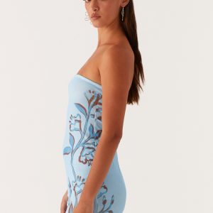 Finley Mini Dress - Blue Floral