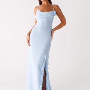 First Class Maxi Dress - Blue