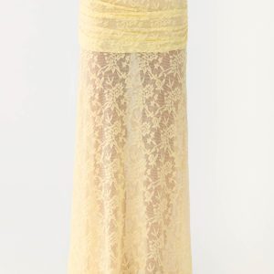 Farruko Jacquard Maxi Skirt - Butter