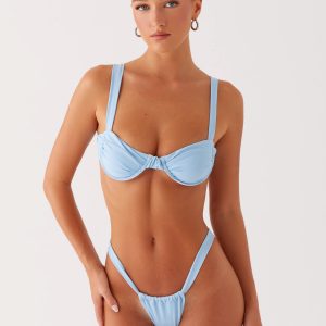 Gala Underwire Bikini Top - Sky Blue