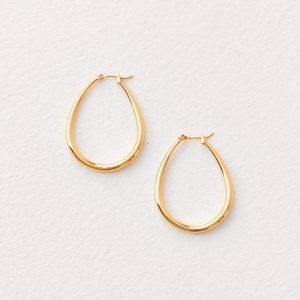 Gleam Hoop Earrings - Gold