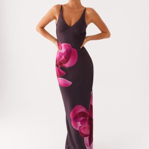Griselda Maxi Dress - Dark Chocolate