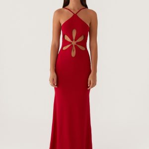 Grow Together Maxi Dress - Red