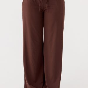 Hard To Tame Stretch Sweatpants - Chocolate