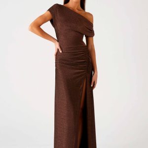 Harvest Moon Maxi Dress - Chocolate