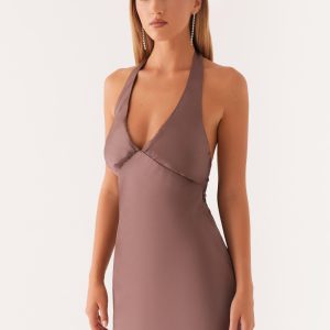 Heavy Hearted Mini Dress - Steel